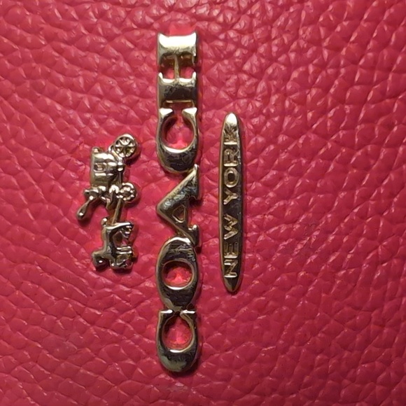 Coach Fuchsia Leather Hobo Bag - Picture 2 of 9